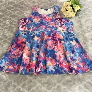 Joe Boxer Skater Dress Floral Stretch Junior 3XL